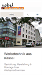 Mobile Screenshot of goebel-werbegestaltung.de